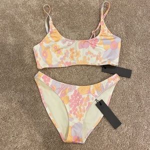 Triangl Maci Sherbet Floral NWT